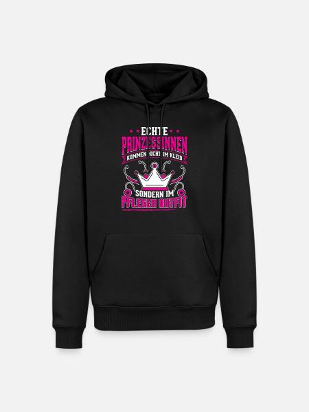 ECHTE PRINZESSINNEN pfleger - Männer Premium Bio Hoodie - Schwarz