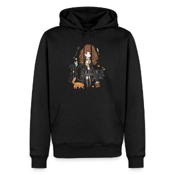 Harry Potter Hermine Granger - Männer Premium Bio Hoodie - Schwarz - Vorne - Nico (187cm)