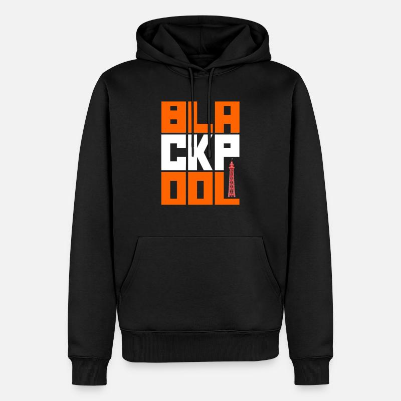 Blackpool - Sweat à capuche Premium bio Homme - noir