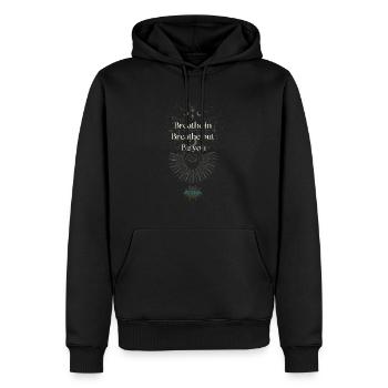 Be You - Männer Premium Bio Hoodie - Schwarz - Vorne - Nico (187cm)