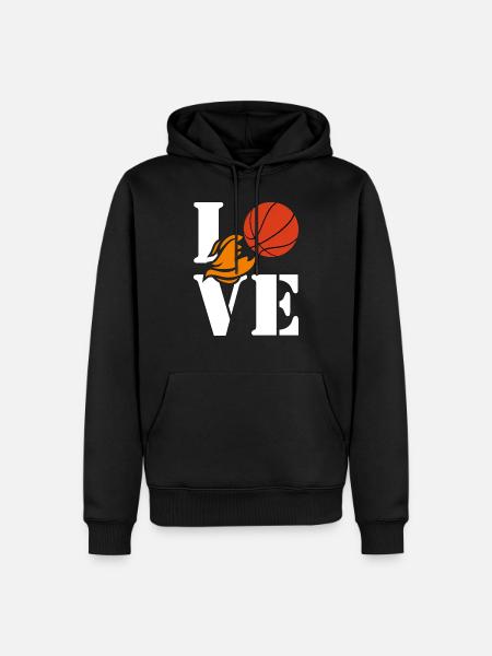 Basketball lover - Men’s Premium Organic Hoodie - black