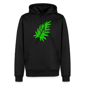 Sheet 2 - Men’s Premium Organic Hoodie - black - Front - Nico (187cm)