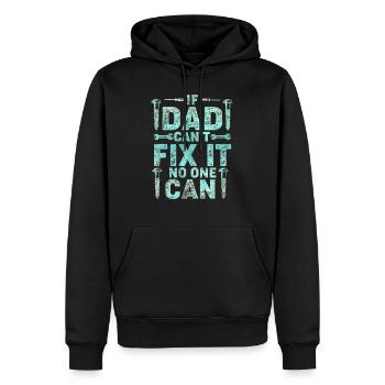 Opa, Oma, Opa, Oma, Papa, Mama, - Männer Premium Bio Hoodie - Schwarz - Vorne - Nico (187cm)