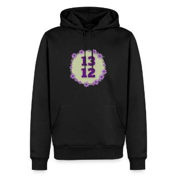 1312 / ACAB - Männer Premium Bio Hoodie - Schwarz - Vorne - Nico (187cm)