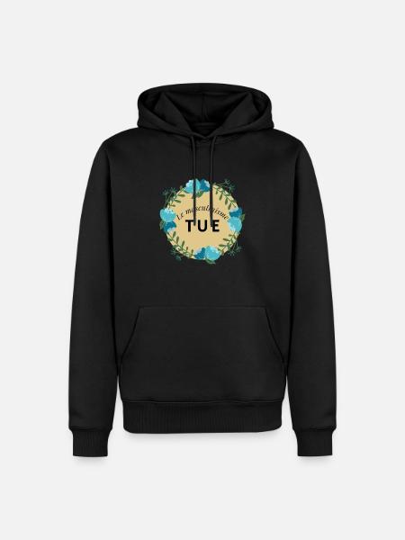 Maskulinismus tötet - Männer Premium Bio Hoodie - Schwarz
