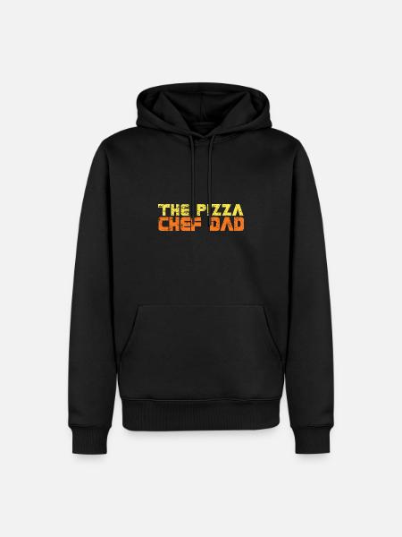 The Pizza Chef Dad - Men’s Premium Organic Hoodie - black