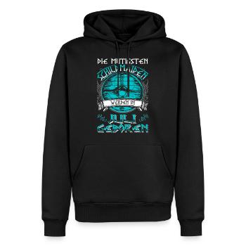 Anniversaire de juillet - Scifiandtvtalk - - DE - Sweat à capuche Premium bio Homme - noir - Devant - Nico (187cm)