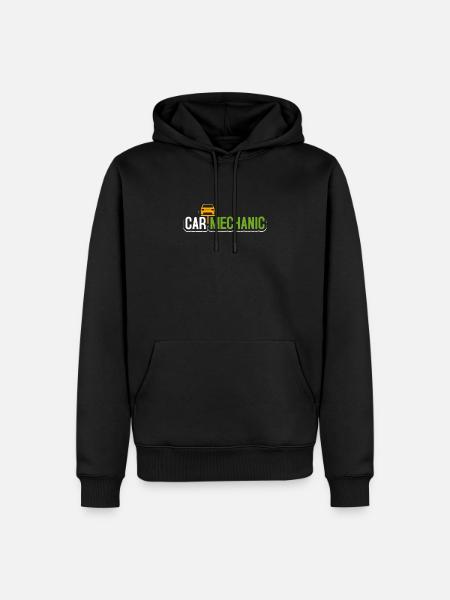 Automechaniker - Männer Premium Bio Hoodie - Schwarz