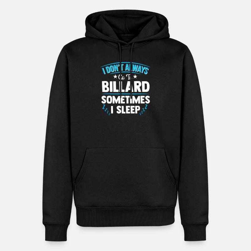 billard - Sweat à capuche Premium bio Homme - noir