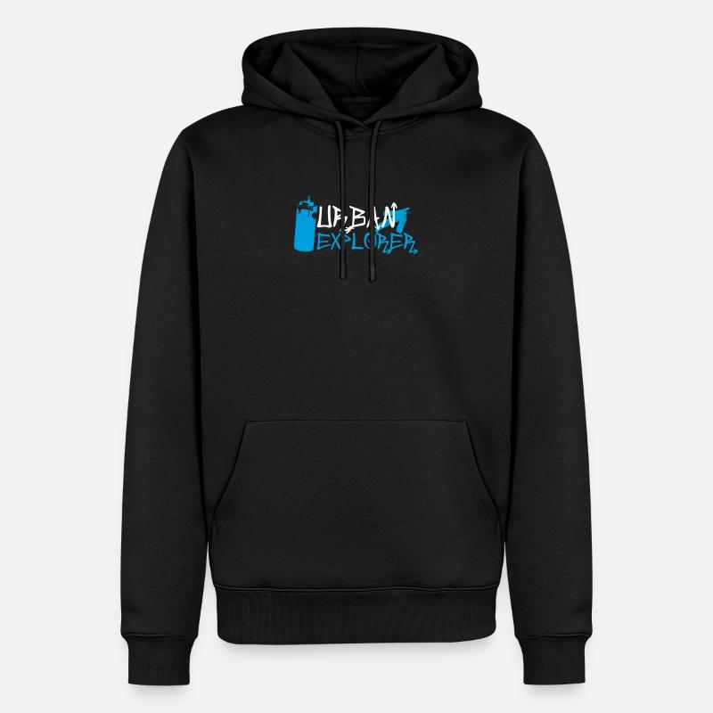 Urban Explorer - Sweat à capuche Premium bio Homme - noir