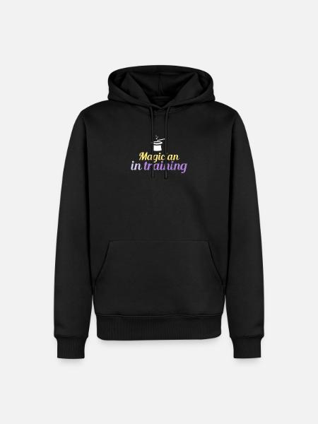 Zauberer Im Training Shirt - Männer Premium Bio Hoodie - Schwarz