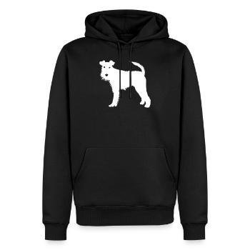 Fox Terrier - Männer Premium Bio Hoodie - Schwarz - Vorne - Nico (187cm)