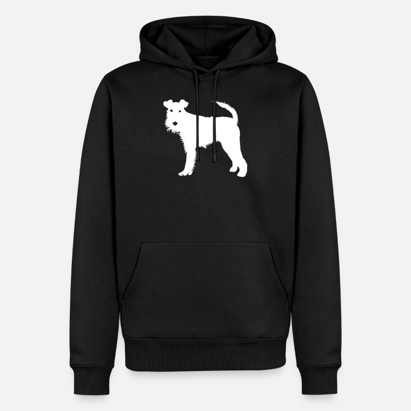 Fox Terrier - Sweat à capuche Premium bio Homme - noir