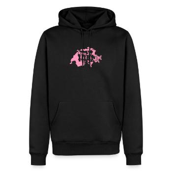 Cheerleading Schweiz - Männer Premium Bio Hoodie - Schwarz - Vorne - Nico (187cm)