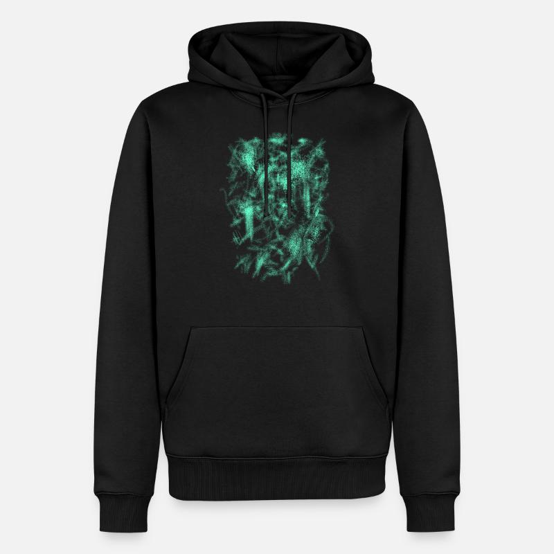 vendange - Sweat à capuche Premium bio Homme - noir