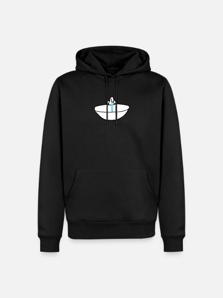 sink - Men’s Premium Organic Hoodie - black