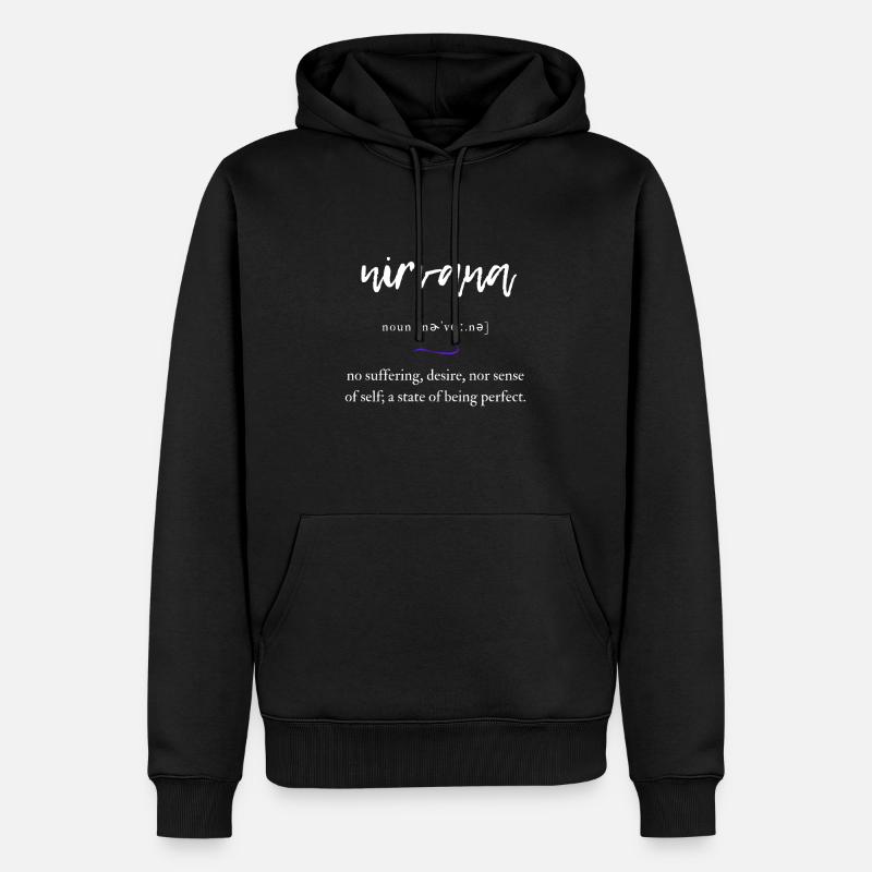 Nirvana Convoluted Edition Black - Men’s Premium Organic Hoodie - black