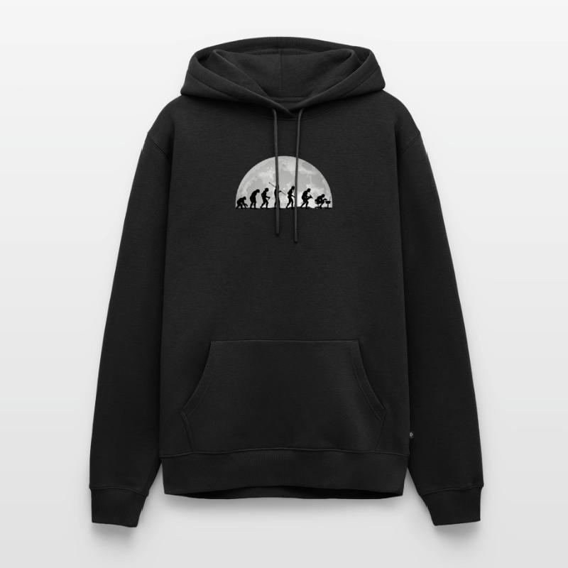Evolution Geek Computer Programmierer Geschenk Männer Premium Bio Hoodie