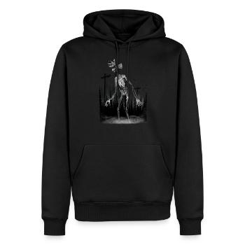 The Sirenhead - Men’s Premium Organic Hoodie - black - Front - Nico (187cm)