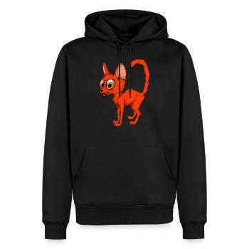 Lustige Katzen 11 - Männer Premium Bio Hoodie - Schwarz - Vorne - Nico (187cm)