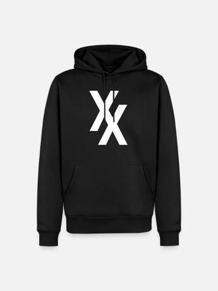 XX White - Men’s Premium Organic Hoodie - black