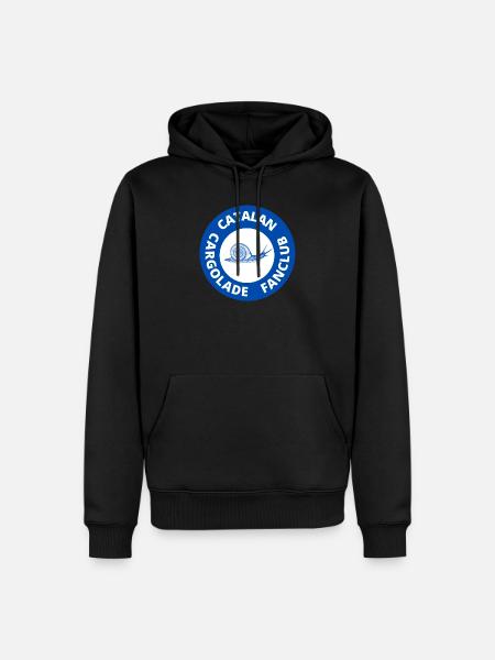 Catalan cargolade fanclub - Sweat à capuche Premium bio Homme - noir