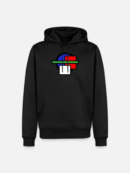 Moderne Kunst - Männer Premium Bio Hoodie - Schwarz