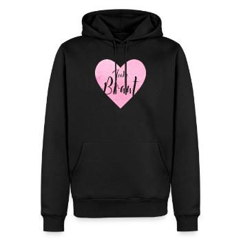 Team Braut Junggesellenabschied - Männer Premium Bio Hoodie - Schwarz - Vorne - Nico (187cm)