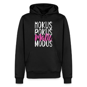 Hokus Pokus Malle Modus - Mallorca lustige Sprüche - Männer Premium Bio Hoodie - Schwarz - Vorne - Nico (187cm)
