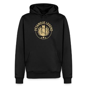 Boule balls for boules boules set and petanque - Men’s Premium Organic Hoodie - black - Front - Nico (187cm)