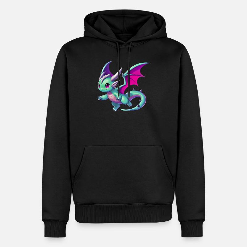Dragon - Sweat à capuche Premium bio Homme - noir