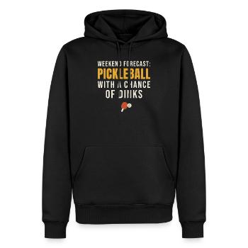 Never Underestimate A Grandma Paddle - Men’s Premium Organic Hoodie - black - Front - Nico (187cm)