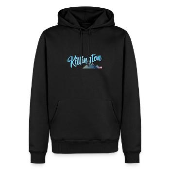 Killington Station de Ski - Sweat à capuche Premium bio Homme - noir - Devant - Nico (187cm)