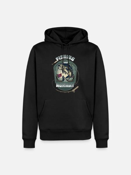 Norway Fishing Tour - Men’s Premium Organic Hoodie - black