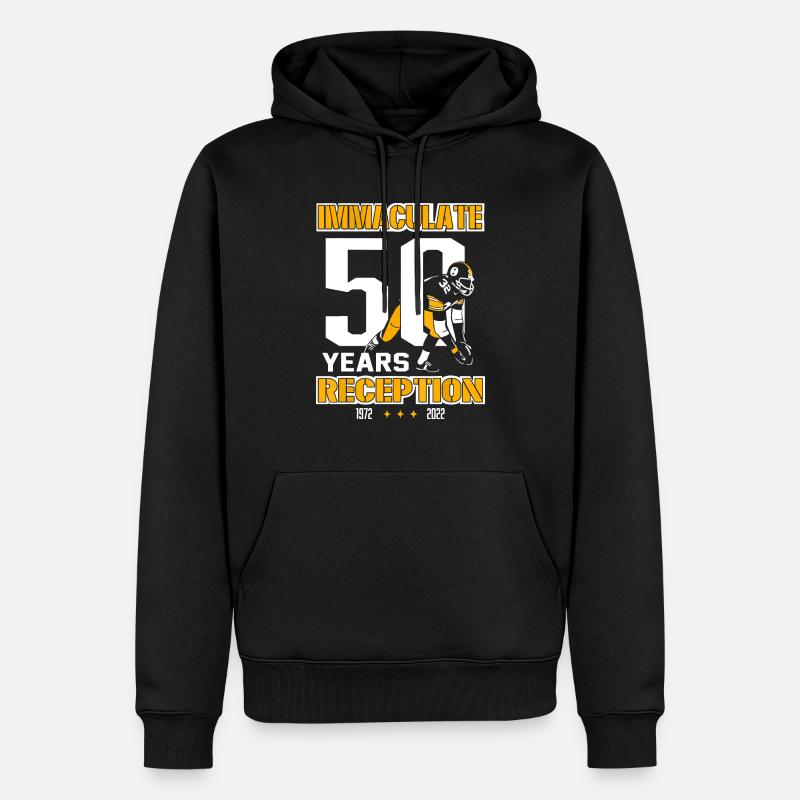 Immaculate 50 Years Reception Pittsburgh - Sweat à capuche Premium bio Homme - noir