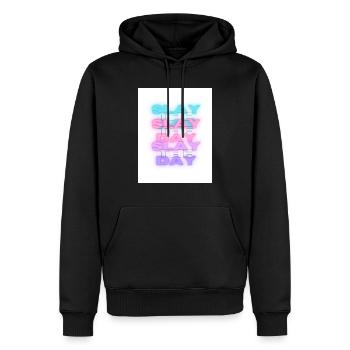 cold smooth tasty 13 - Männer Premium Bio Hoodie - Schwarz - Vorne - Nico (187cm)