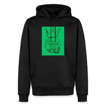 Fishing - Männer Premium Bio Hoodie - Schwarz - Vorne - Nico (187cm)