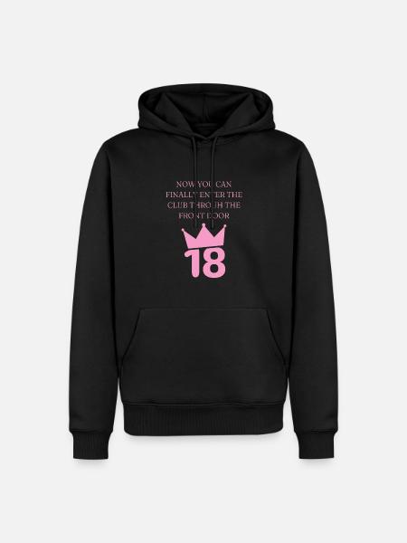Clubbing - Männer Premium Bio Hoodie - Schwarz