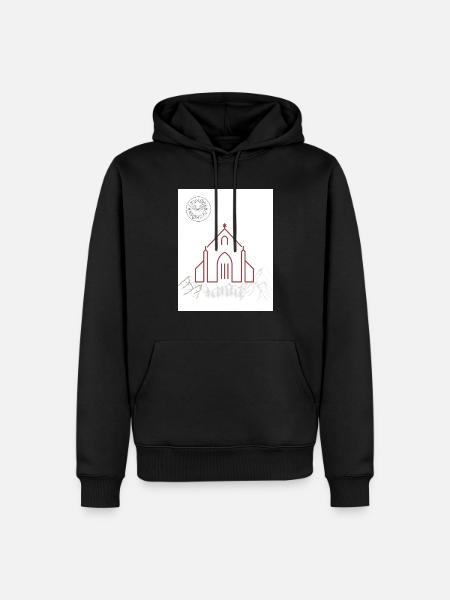 Tempel der Schamanen - Männer Premium Bio Hoodie - Schwarz