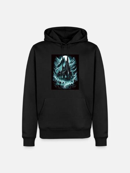 Moonlit Phantoms - Men’s Premium Organic Hoodie - black