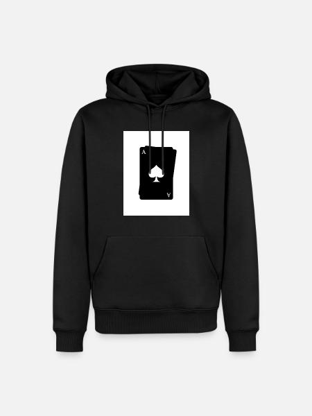 Design ohne Titel - Männer Premium Bio Hoodie - Schwarz