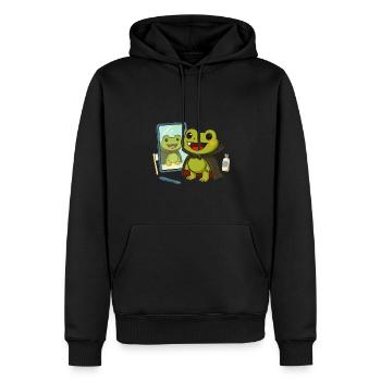 Halloween Vampire Costume Gift - Men’s Premium Organic Hoodie - black - Front - Nico (187cm)