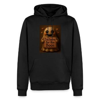Halloween Geist gruselig Kostüm Geschenk - Männer Premium Bio Hoodie - Schwarz - Vorne - Nico (187cm)