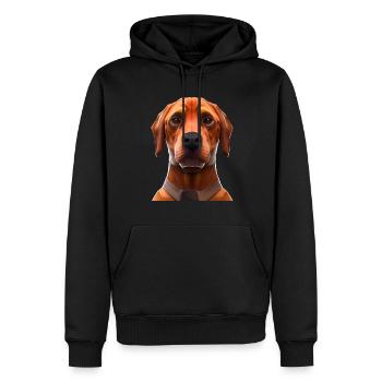 Rhodesian Ridgeback Dog - Rhodesian Ridgeback - Men’s Premium Organic Hoodie - black - Front - Nico (187cm)