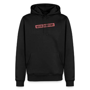 100% CHIANTE. HUMOUR. CHIANTE. ÉNERVANTE - Sweat à capuche Premium bio Homme - noir - Devant - Nico (187cm)