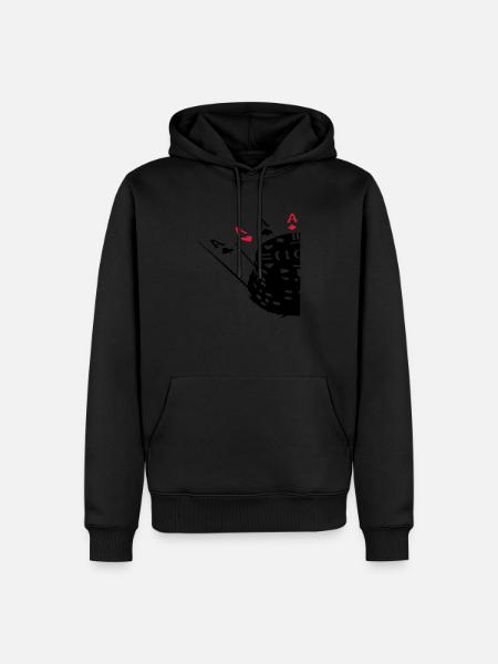 aces_2clr - Men’s Premium Organic Hoodie - black