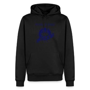 ping pong king - Männer Premium Bio Hoodie - Schwarz - Vorne - Nico (187cm)