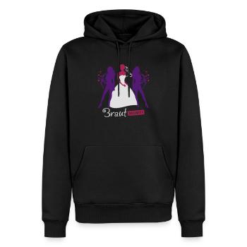 Bride Security 3C - Men’s Premium Organic Hoodie - black - Front - Nico (187cm)