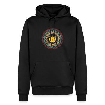 SOFT KITTY SONG - Männer Premium Bio Hoodie - Schwarz - Vorne - Nico (187cm)