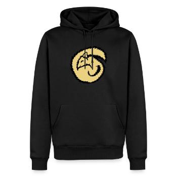 Lieertier schlafen schlafe winterschlaf - Männer Premium Bio Hoodie - Schwarz - Vorne - Nico (187cm)
